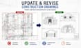 update and revise construction drawings from contractor markups and revisions