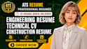 write engineering resume, technical CV and construction resume