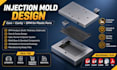 do injection mold design, core cavity, dfm for plastic parts