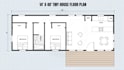 design custom tiny house floor plan, tiny home layouts and permit drawing