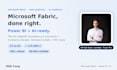 be your certified microsoft fabric consultant