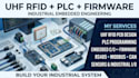 design uhf rfid pcb, program plc and develop embedded firmware