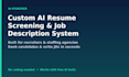 create an ai hiring assistant for recruiters