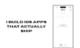 build your ios app mvp