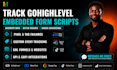 track gohighlevel embedded form scripts sales funnel conversion tracking