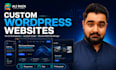 build a custom wordpress website with scroll animations