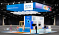 design professional trade show booth and backdrop design