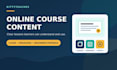 create engaging online course content