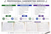 do accurate handwritten notes and document copy typing