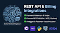 build custom rest apis and integrate billing apis