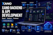 develop xano backend API, react app, firebase and node js solution