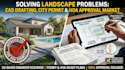 hoa approval landscape design architectural cad drafting site plan