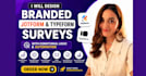 design branded jotform typeform surveys with conditional logic and automation