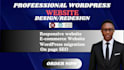build wordpress website, wordpress website design or redesign wordpress website