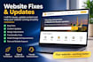 fix bugs and make changes to your website