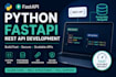 build a python fastapi backend and rest API