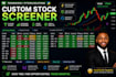 code custom tradingview, pinescript or python stock screener