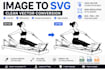 convert line art and silhouettes to clean svg