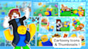 make custom cartoony roblox thumbnails and icons