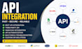 integrate rest API, third party API, webhook and custom API integration
