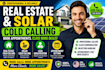 real estate cold calling, solar cold calling, cold calling, appointment setter