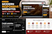 build a modern responsive website for your business