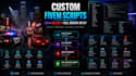 custom fivem scripts, esx, qbcore server full setup