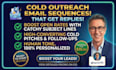 write high converting cold email and outreach sequences for lead generation