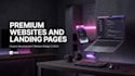 design and code a premium, lightning fast landing page or website