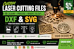 create custom laser cutting files in dxf and svg