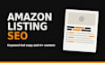 do amazon listing optimization with keyword SEO and a plus content