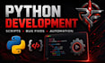 create, fix, debug, and optimize python scripts