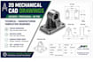 create 2d mechanical cad drawings and technical drawings