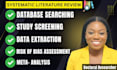 conduct a comprehensive systematic review and meta analysis