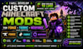 develop custom minecraft mod for forge fabric neoforge java world creation spawn