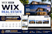 design wix real estate website with property listings and lead forms