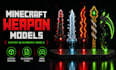 custom minecraft rpg mob and weapon models in blockbench