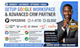 setup and integrate google workspace pipedrive attio close streak CRM zapier