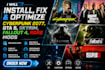 install fix and optimize cyberpunk 2077 gta 5 skyrim fallout 4 rdr2 mods
