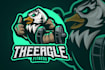 design a strong patriotic eagle logo