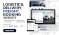 build logistics booking website delivery freight transportation website