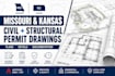 prepare missouri kansas civil structural permit drawings