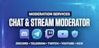 moderate your chat on discord, telegram and live streams