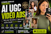 create ai ugc video ads for your  e commerce products
