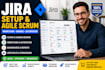 setup and configure jira software for agile scrum project management