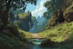 create environment concept art and background