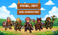 create custom pixel art characters and sprites