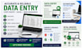 do accurate data entry copy paste exceel and wave  research