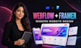 do framer website, webflow website, framer landing page, webflow developer