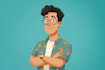 design 2d cartoon character design